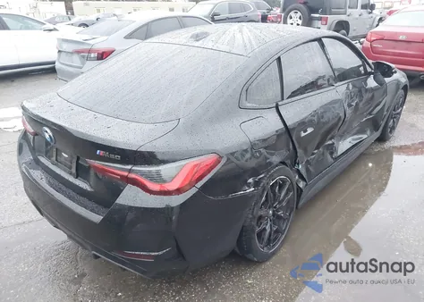 2022 BMW I4 M50 from USA, damaged, VIN WBY33AW00NFN13317